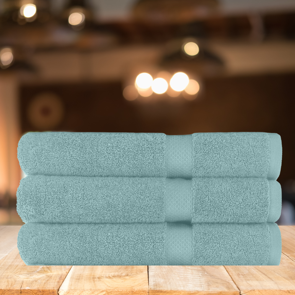 Teal Blue Bath Towel Set