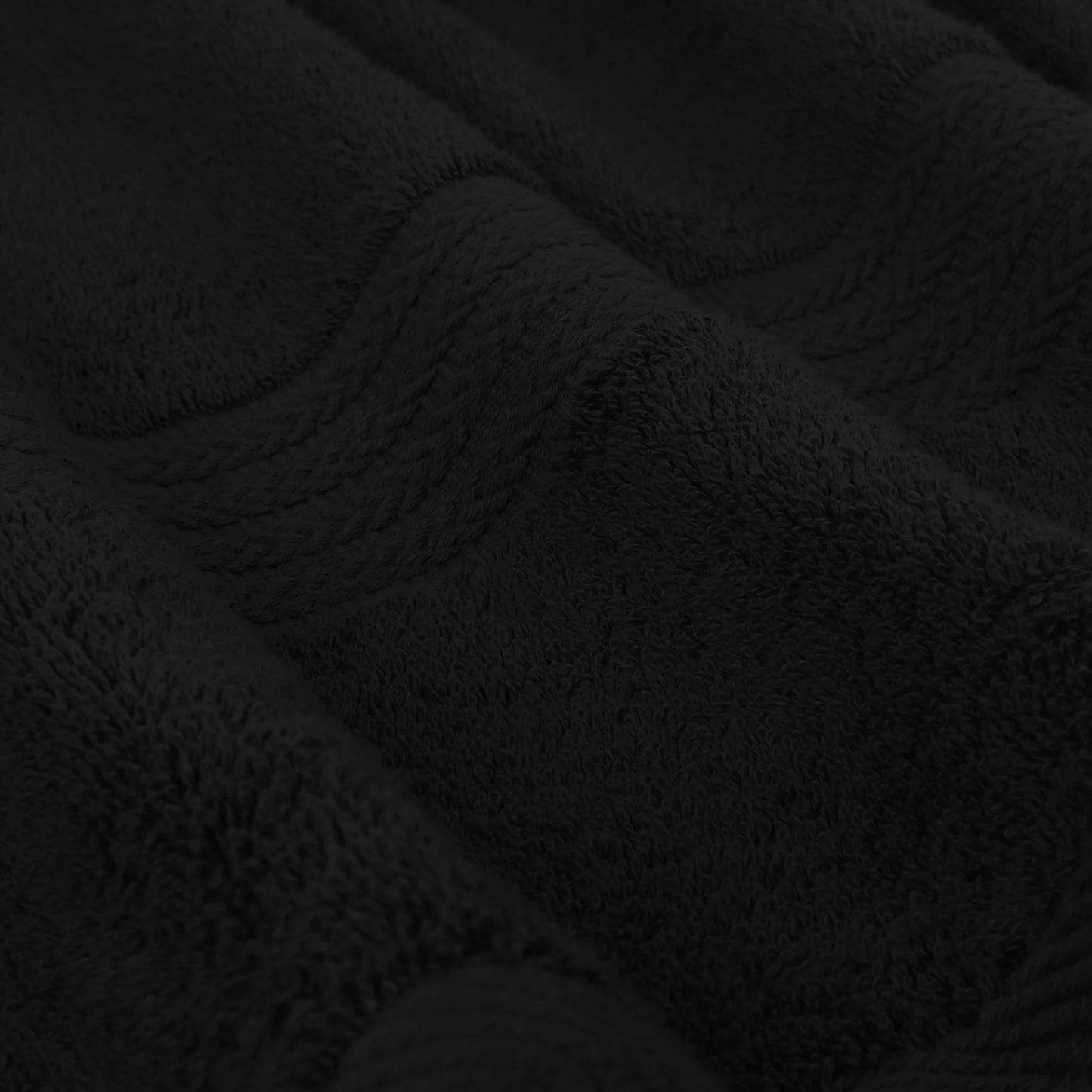 Premium Bath Towels - Luxury Soft Towels - Black