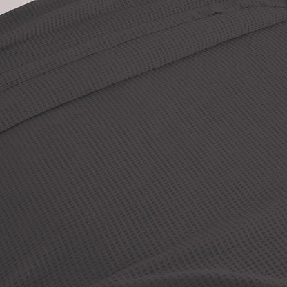 King Size Waffle Blanket – Grey | 100% Cotton | Breathable & Soft