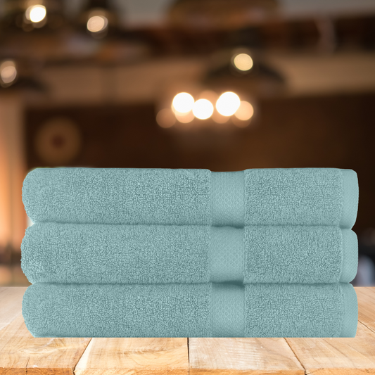 Teal Blue Bath Towel Set