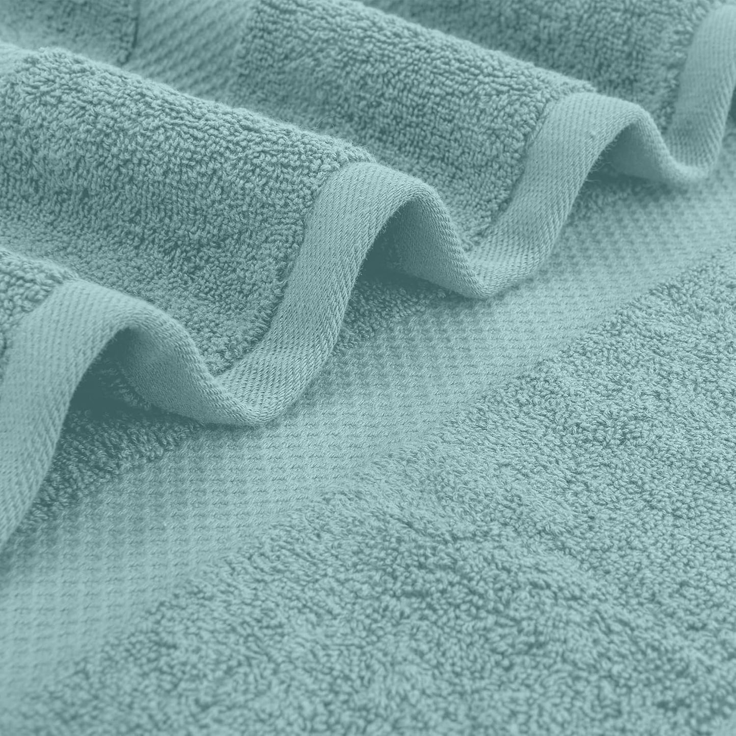 Teal Blue Bath Towel Set