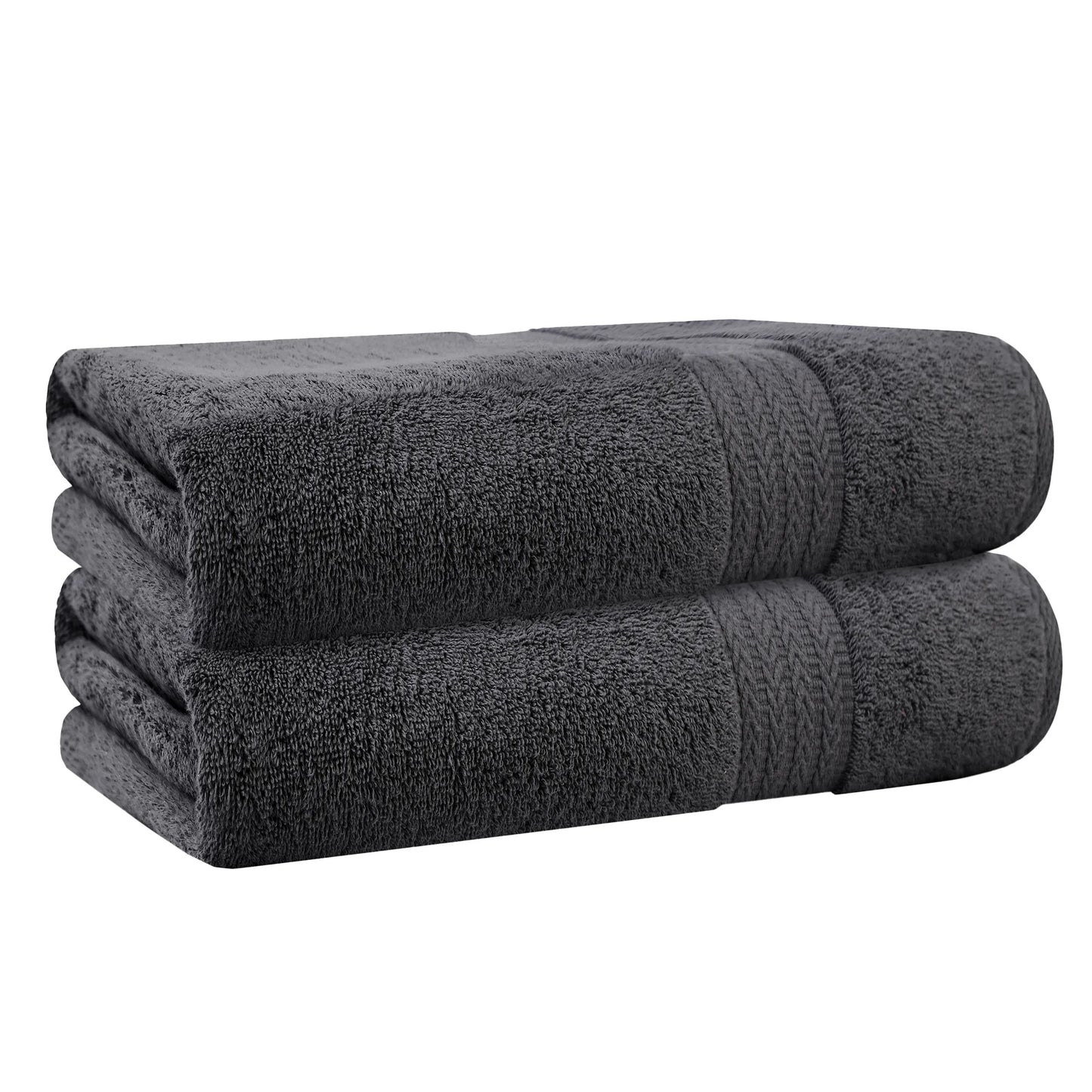 Premium Bath Towels -Luxury Soft Towels - Light Grey