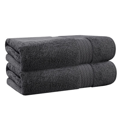 Premium Bath Towels -Luxury Soft Towels - Light Grey