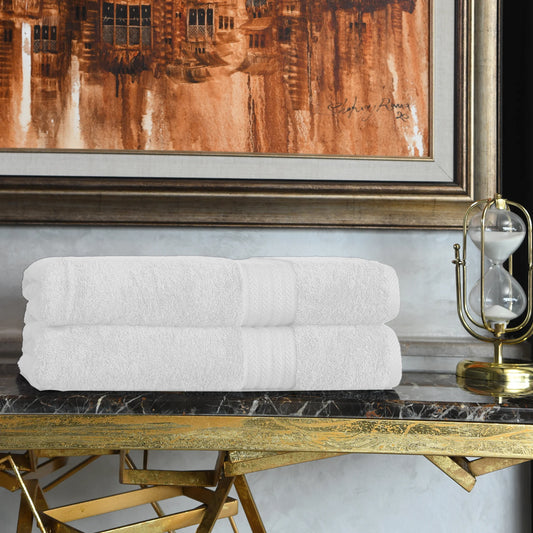 Premium Bath Towels - Luxury Soft Towels - White