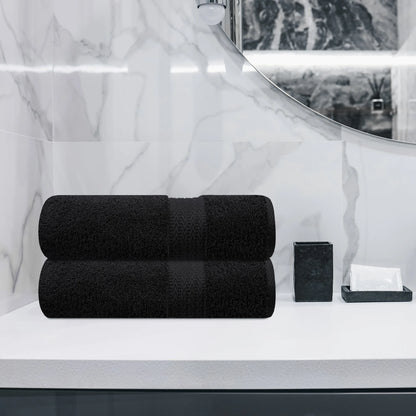 Large Bath Towels - Luxury Soft Towels - Charcoal Grey