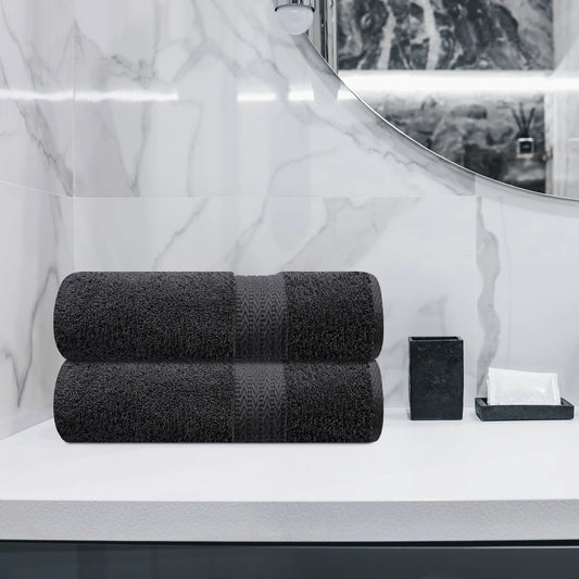 Premium Bath Towels -Luxury Soft Towels - Light Grey