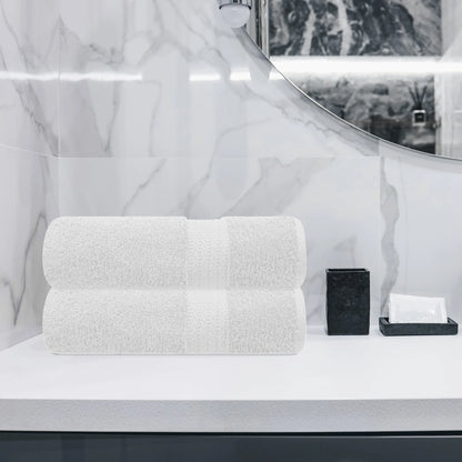 Premium Bath Towels - Luxury Soft Towels - White
