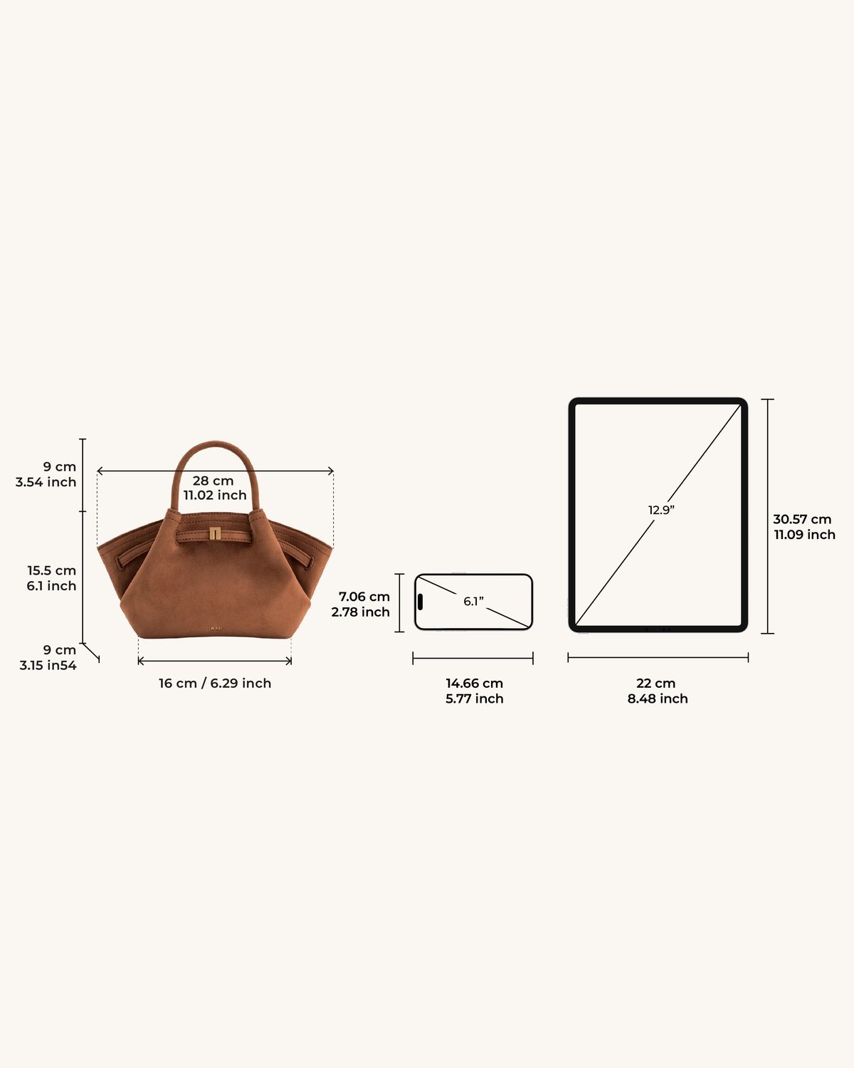 Luxury Suede Stylish Handbag