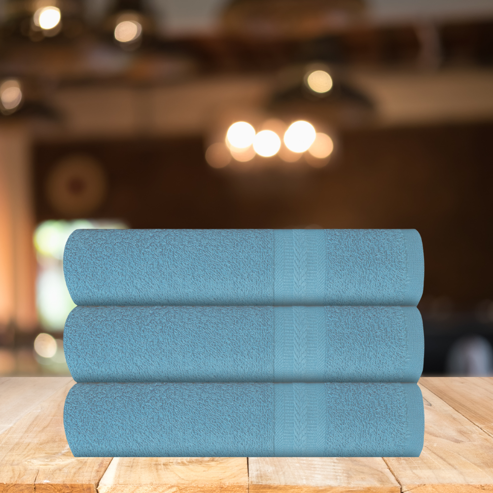 Aqua Bath Towel Set