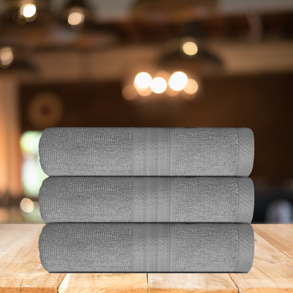 Light Grey Bath Towel Set